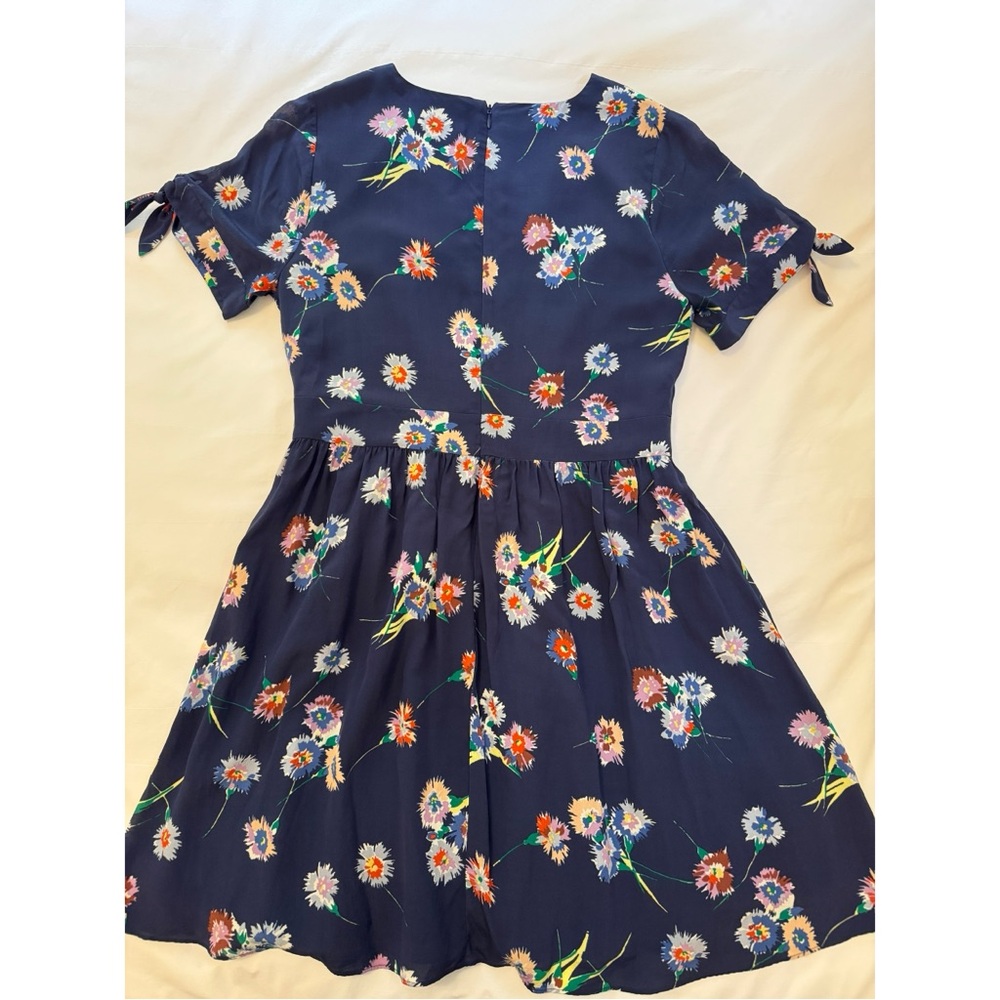Madewell Navy Floral Dress